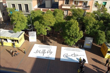 Acto de Amnistía Internacional en Barcelona