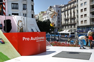 Vodafone España se apunta al parkour 
