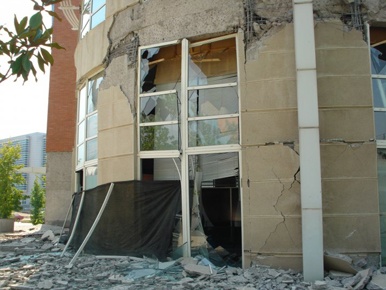Oficinas del Grupo CP Chile tras el terremoto