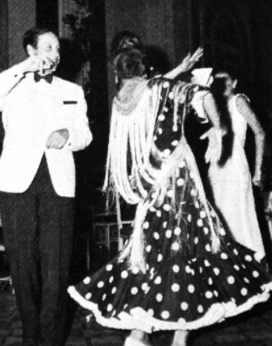 Fiesta flamenca para celebrar el triunfo de Movierecord en Cannes 1967