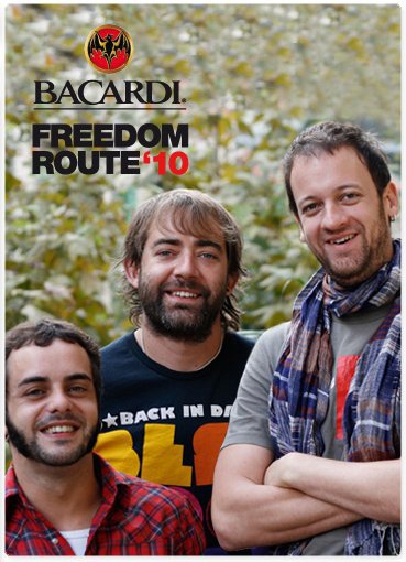 Edu Soto, David Perdomo y Javier Rubio, los viajeros de Bacardi