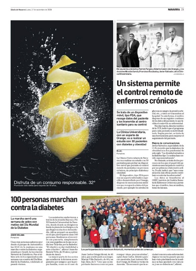 Anuncio en Diario de Navarra