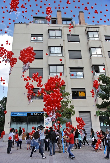 Argal suelta 5.000 globos en Madrid