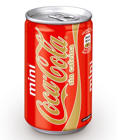 Mini Coca-Cola sin cafeína