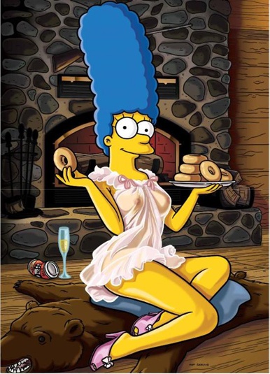 Marge Simpson posa para Playboy