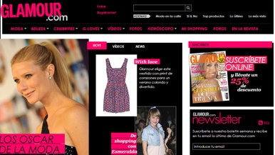 La web de la revista Glamour estrena imagen y contenidos