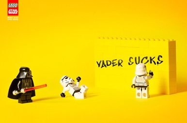  “Lego StarWars. Make your own story.”
