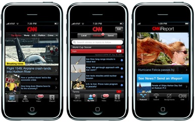 Alianza entre CNN y iPhone