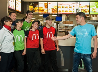 David Villa se alía con McDonalds
