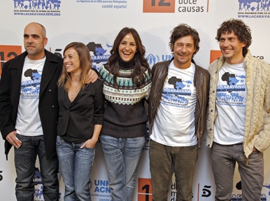 Luis Tosar, Marta Etrura, Melanie Olivares, Roberto Drago y Paco León