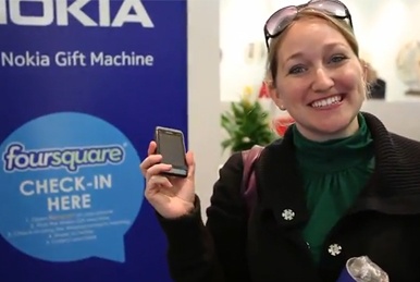La dispensadora de regalos de Nokia