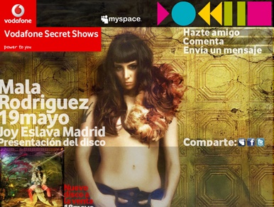 Mala Rodríguez inaugurará los Vodafone Secret Shows