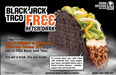 Free Black Jack Taco