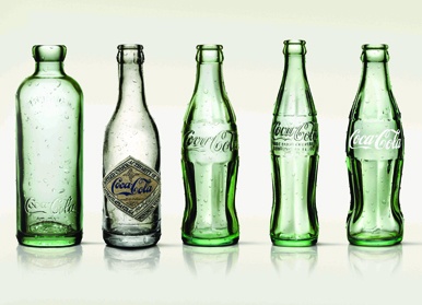 Las botellas de Coca-Cola han evolucionado a lo largo del tiempo
