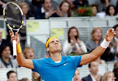 Rafa Nadal volvió a ganar el Madrid Open en el 2010