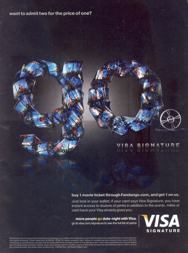 Visa Signature y Fandango