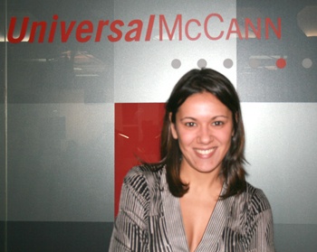Cristina Moyano planner en Universal McCann