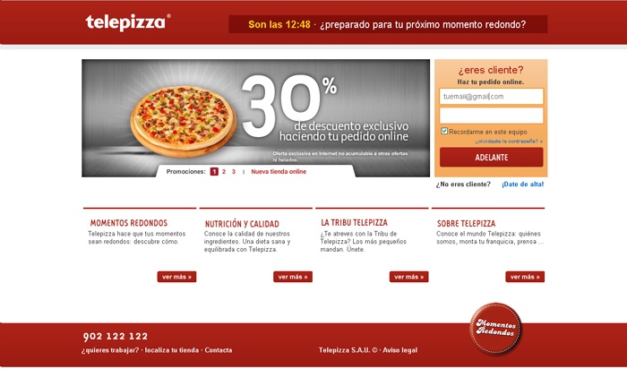 web Telepizza