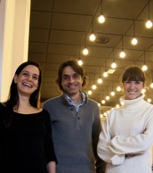 Álvaro Touzón, Beatriz Suárez y Ana Serrano