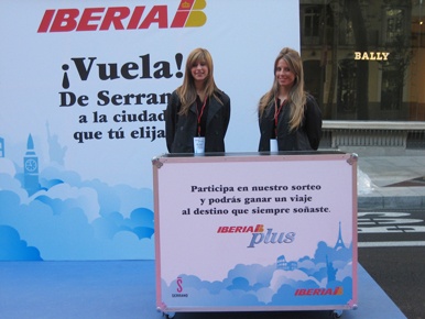 El stand de Iberia creado por Matchpoint