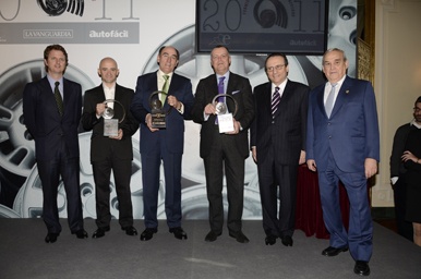 Galardonados en los Premios Coche del Año de los Lectores  2011 