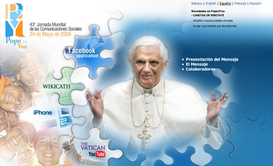 El Papa Benedicto XVI se apunta a las nuevas tecnologías
