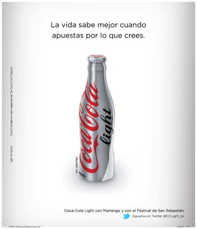 Coca-Cola Light presenta 