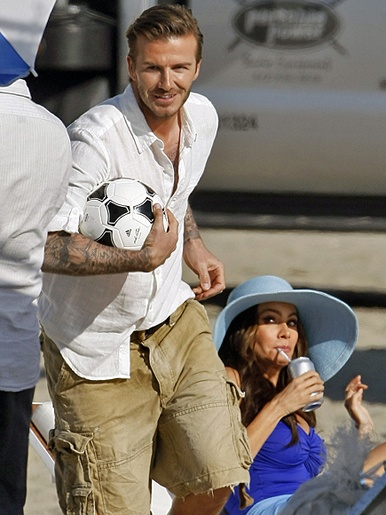 David Beckham y Sofía Vergara en el nuevo spot de Diet Pepsi