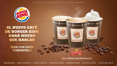Burger King incluye café Saimaza en su oferta