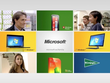 Campaña multiproducto de Microsoft