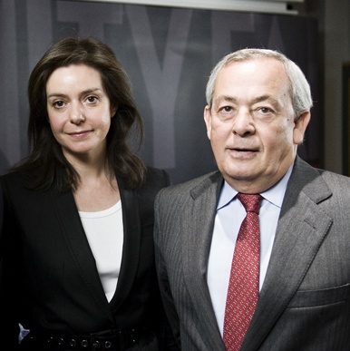 Lourdes Garzón y Carlos Solchaga