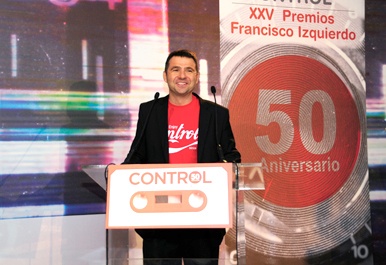Sergi Nebot dió la bienvenida a los asistentes a los Premios Control