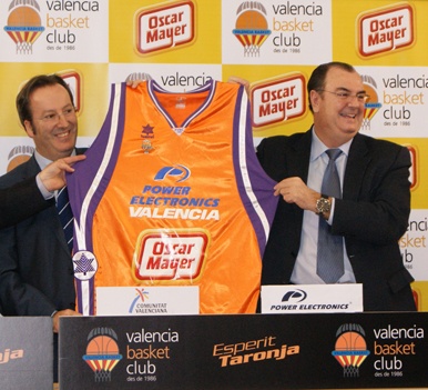 Oscar Mayer patrocina el Valencia Basket Club