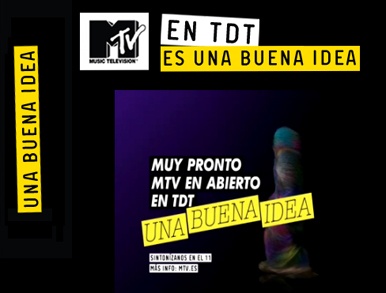 Campaña de lanzamiento de MTV en TDT
