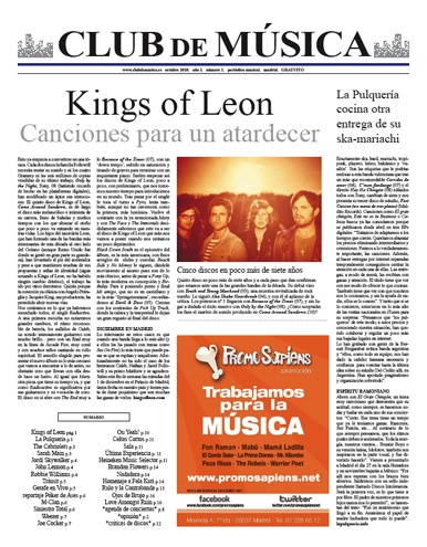 Club de Música, el nuevo periódico musical de Madrid