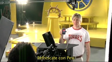 Fernando Torres y Pepsi