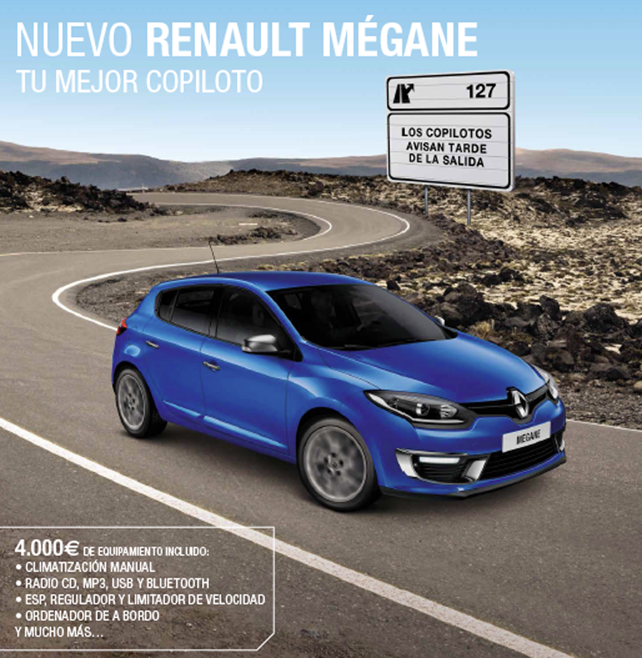 Renault Mégane no necesita copilotos