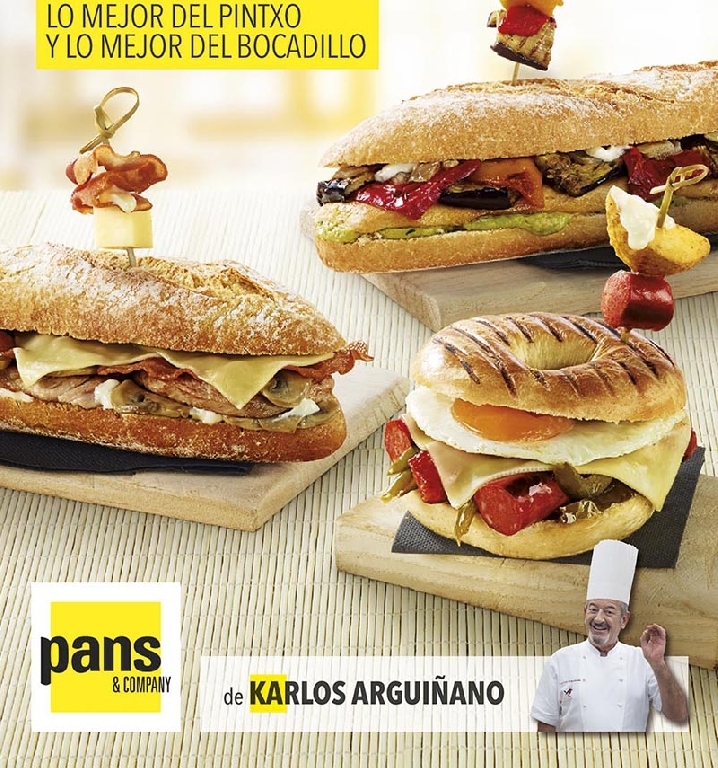 Karlos Arguiñano colabora con Pans & Company