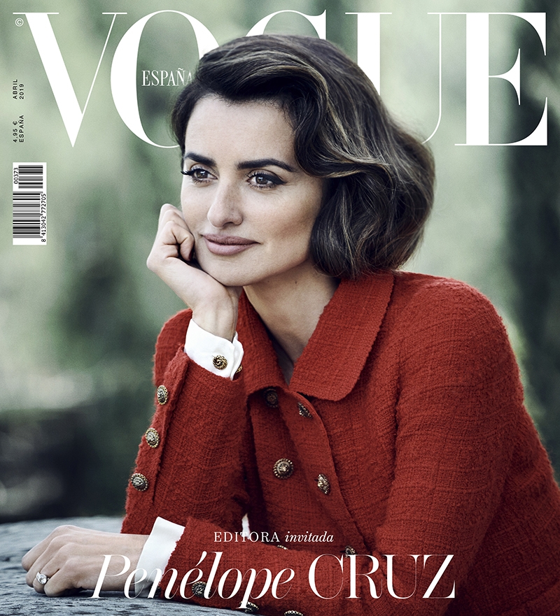 Penélope Cruz, editora invitada del nº de abril de Vogue España