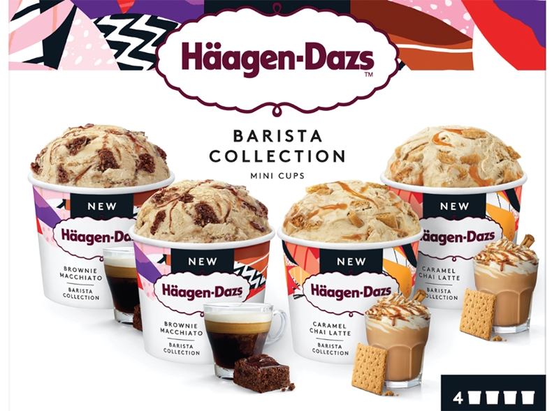 Haagen-Dazs lanza nuevos sabores de chocolate, té y café