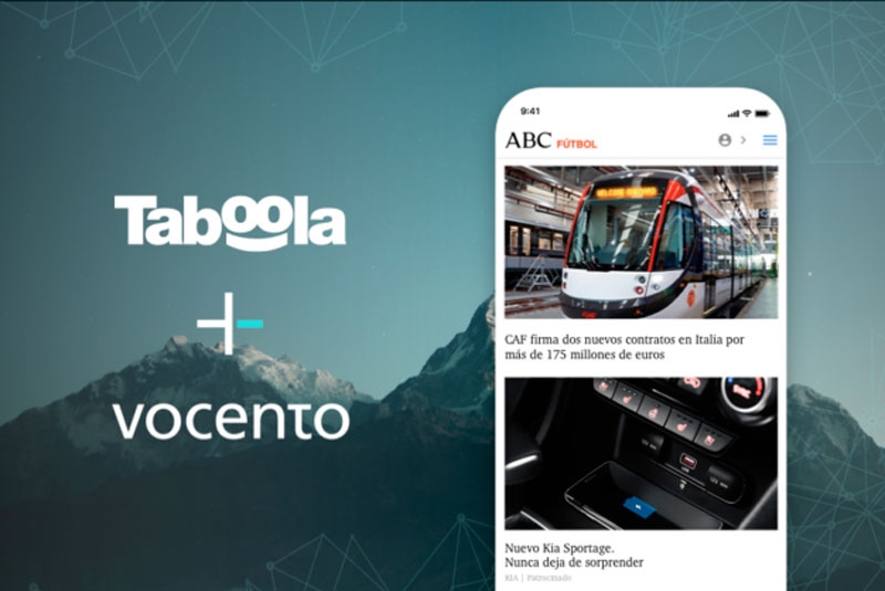 Taboola, nuevo socio tecnológico de Vocento