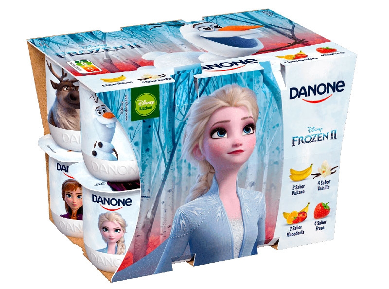 Danone, Danonino y FontVella se visten de Frozen