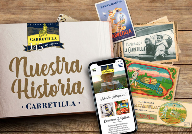 Carretilla celebra sus 145 años renovando su logotipo