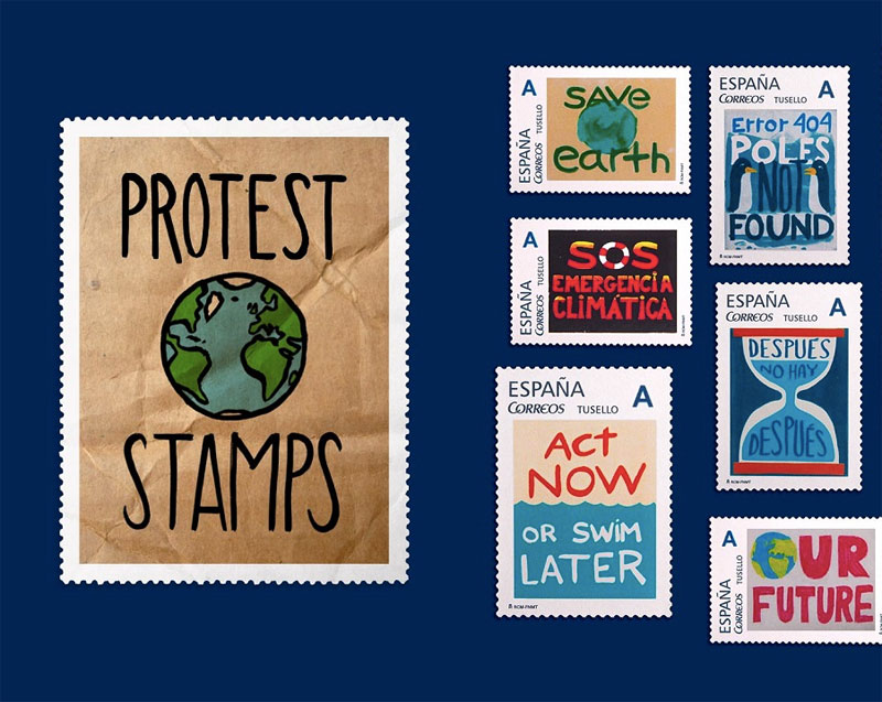 Correos gana dos Caples Awards con su campaña 'Protest Stamps'