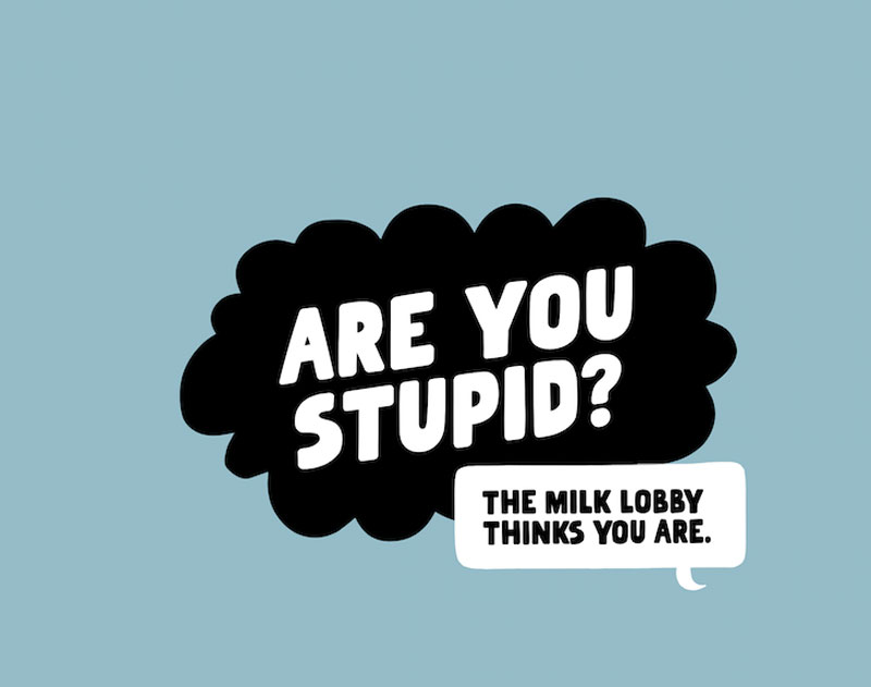 '¿Eres estúpido?', ironiza la bebida de avena Oatly