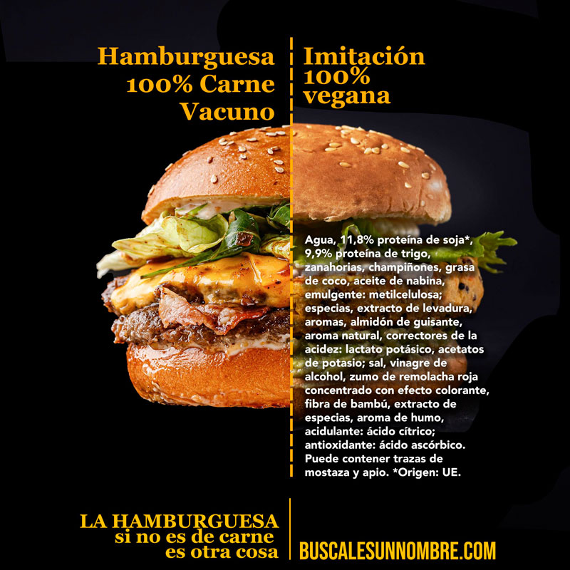 Provacuno ya tiene nombre para las 'hamburguesas' sin carne