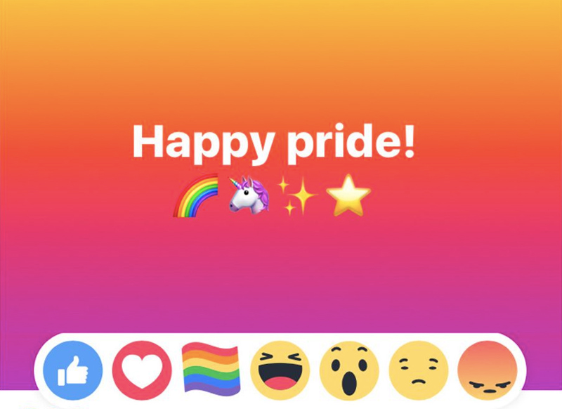 Facebook e Instagram amplían las funcionalidades con motivos LGTBI