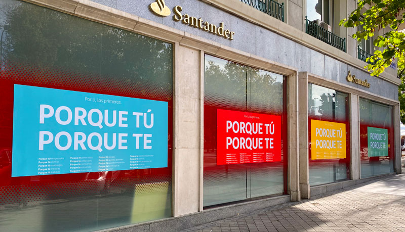 'Porque tú, Porque Te', la nueva campaña de Banco Santander