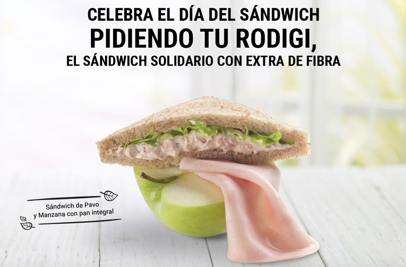 DIGI y Rodilla se unen para crear un sandwich solidario