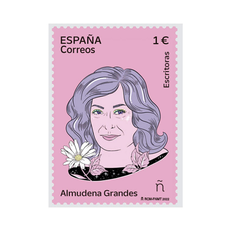 Correos emite un sello dedicado a Almudena Grandes